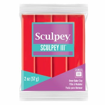 Sculpey iii rojo fuerte 57 g.-AP0000