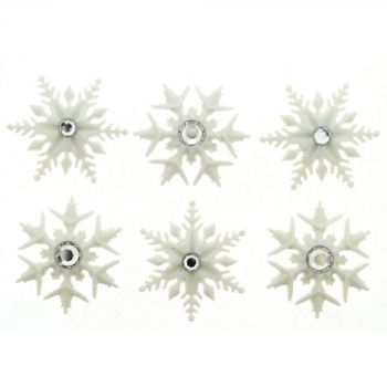 Boton decorativo 9498 fancy snowflakes-BD0386
