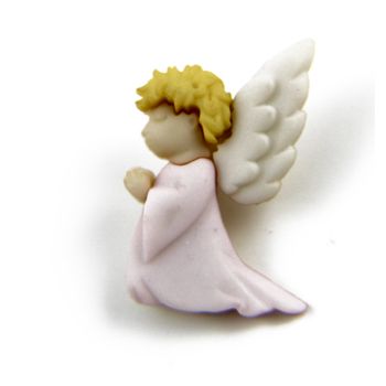 Boton angel de la navidad 1 pieza-BG0033