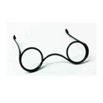 Lentes no.4 negro  10.5 cm-LN0006