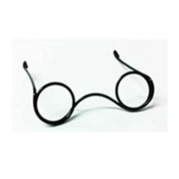 Lentes negro no.4 de 10.5 cm-LN0006