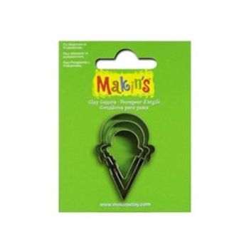 Makins juego de cortadores cono de helado 3 pzas-MK0027