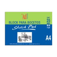 Block para bocetos rodin a3 con 25 hojas-PI5979