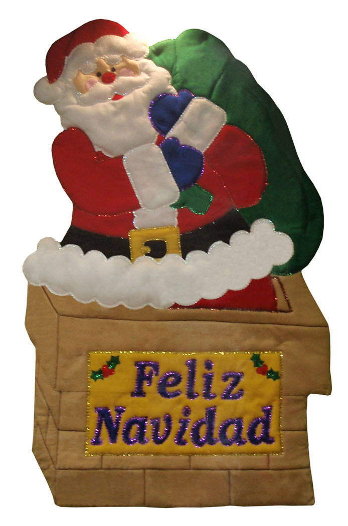 El Nuevo Fénix : Molde n-414 adorno santa en chimenea grande El Nuevo Fénix : Molde n-414 adorno santa en chimenea grande