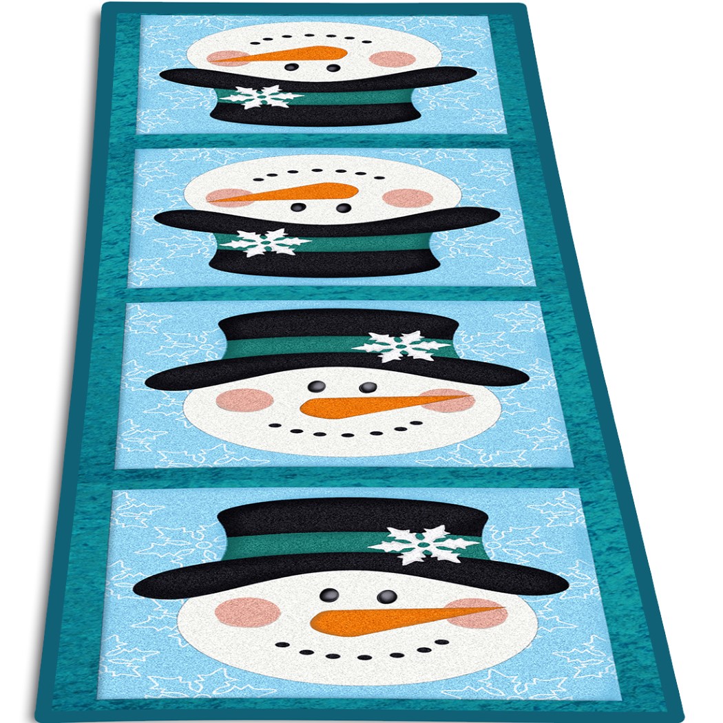 muñeco de nieve en plastilina