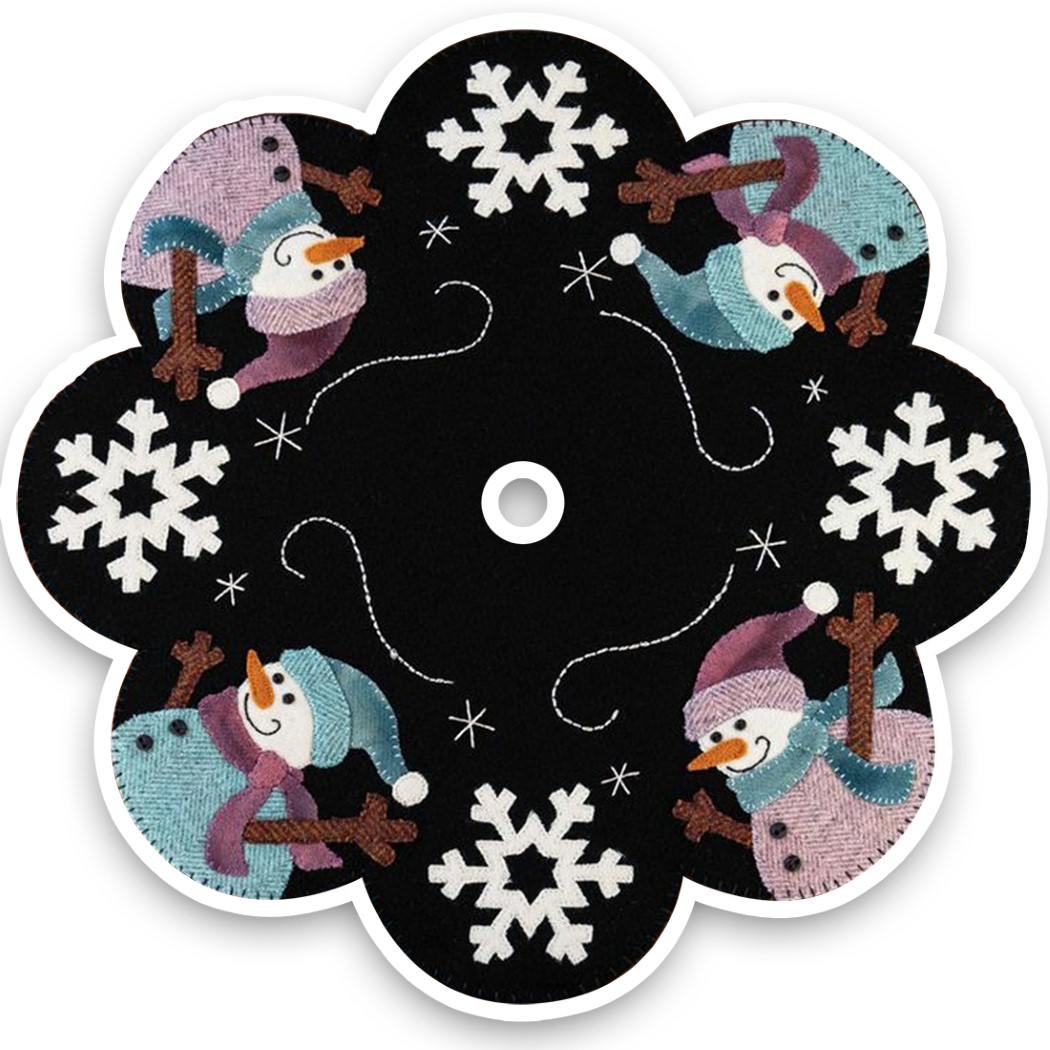 muñeco de nieve en plastilina
