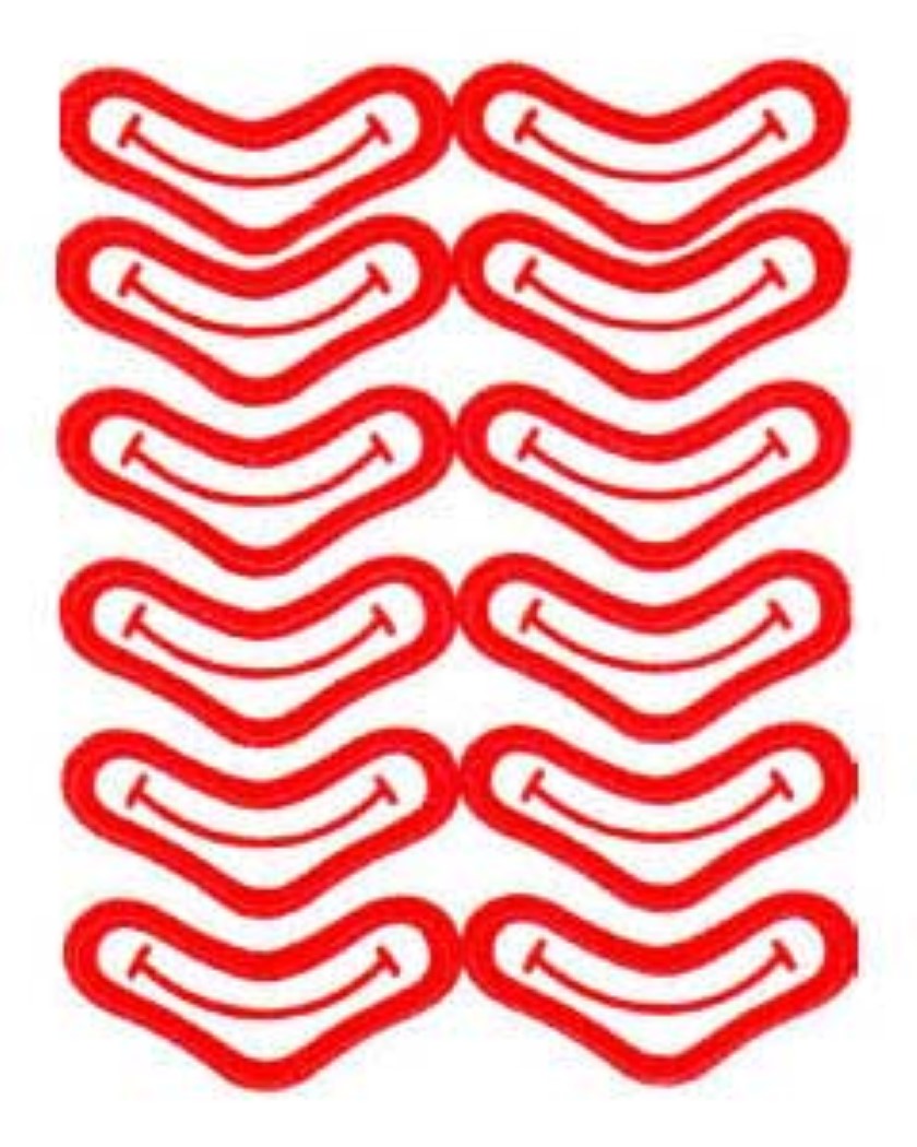 El nuevo fenix Planilla 96 boca payaso rojo 25 pzas.