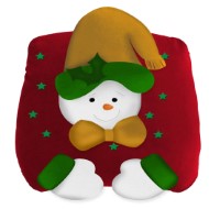 muñeco de nieve en plastilina