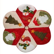 muñeco de navidad en tela