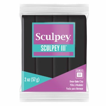 Sculpey iii negro 57 g.-AP0003