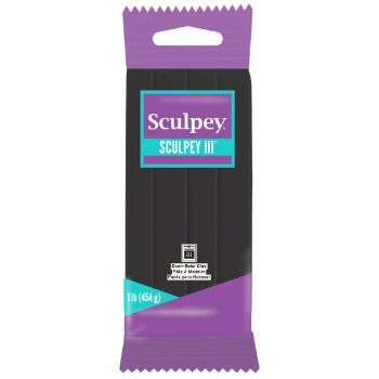 Sculpey iii negro 454 g.-AP0065