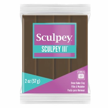 1109 arcilla polimerica sculpey iii s302 marron gamuza 57g-AP0237