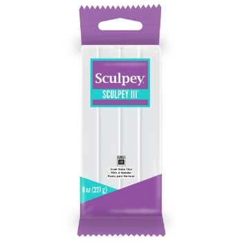 Sculpey iii s308  001 blanco / white 227 grs.-AP0249