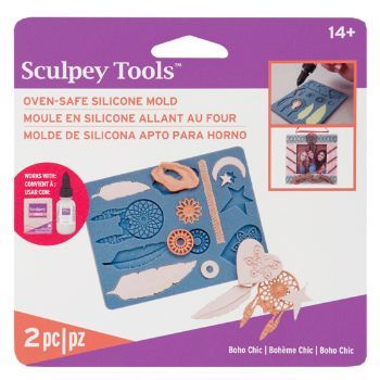 Apm63 molde de silicona boho chic 2 piezas-AP0276