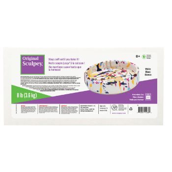 Sculpey original s8 blanco / white 3 600 grs.-AP0306