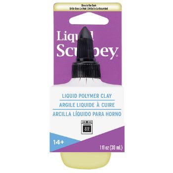 Als3526 arcilla liquida para horno glow in the dark 30 ml-AP0319