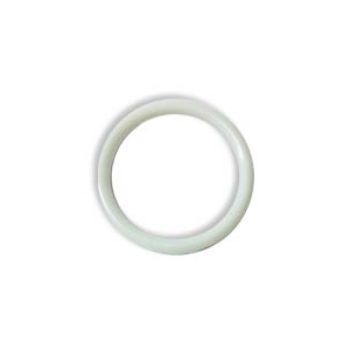 Argolla no.3 plastico blanco 2.9 cm-AR0003