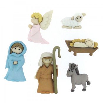 Boton decorativo nativity-BD0162