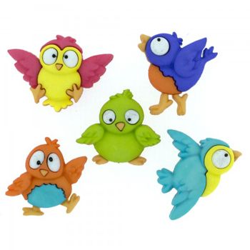 Boton decorativo 7688 bird brain-BD0221