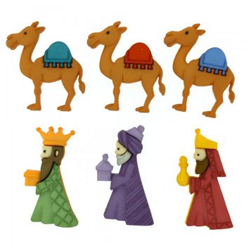 Boton decorativo we are three kings-BD0305