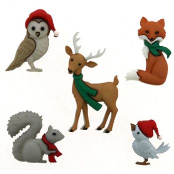 Boton decorativo 9500 woodland holiday-BD0388