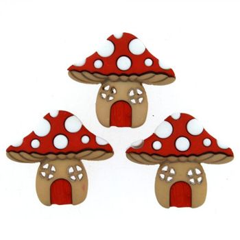 Boton decorativo 9387 mushroom hiuses-BD0447