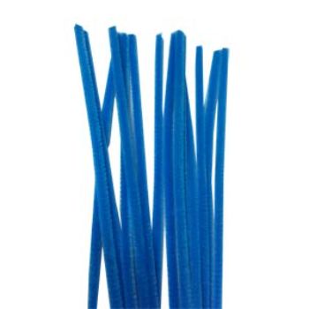 Chenille azul medio 100 pzas-CH0004