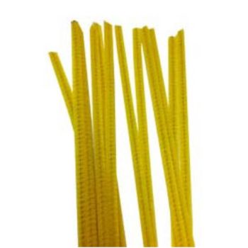 Chenille amarillo mango  100 pzas.-CH0010