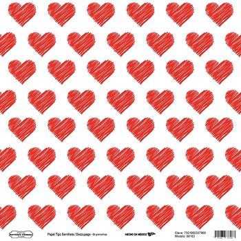 00163 papel tipo servilleta/decoupage 68grs-HP0163