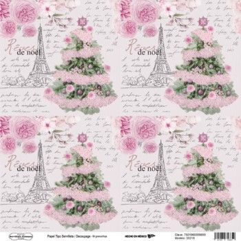 00216 papel tipo servilleta/decoupage 68 g-HP0216