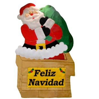 Kit k-414 figura santa en chimenea-KI0414