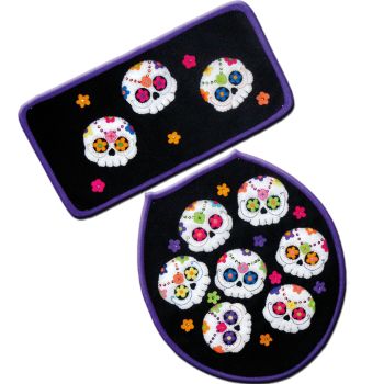 K-1698 juego de baño calavera de azúcar-KI1698