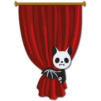 Kit k-1992 cortinero murcielago huesitos-KI5985