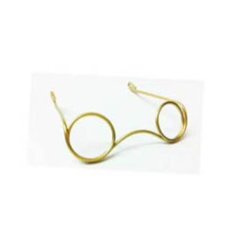 Lentes dorado no.1 de 6 cm-LN0001