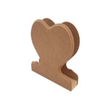 Servilletero corazon 10 cms x 10 cms x 3.5 cms-MD0067