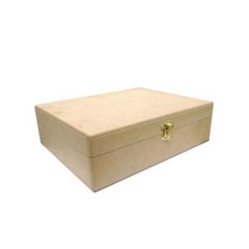 Caja con broche grande 24 cms x 20 cms 7 cms-MD0204