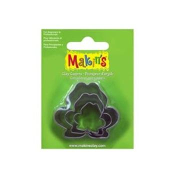 Makins juego de cortadores rana 3 pzas-MK0016