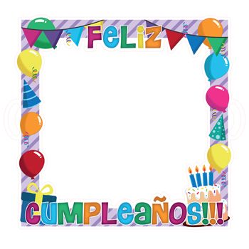 Marco feliz cumpleaã‘os 102 cms x 103 cm-ML1122