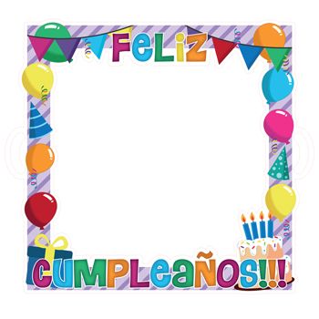 Marco feliz cumpleaños 102 x 103 cm-ML1122