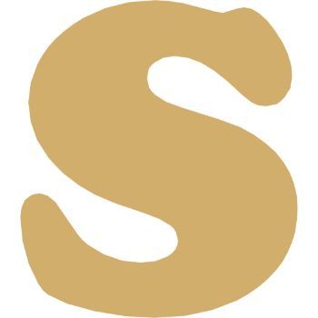 Letra s cooper mini 2 cms-ML1656