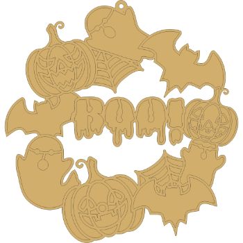 Vitral corona halloween-ML1873