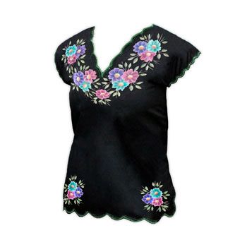 Molde hupil h-45 blusa florecitas brillantes-MO2215