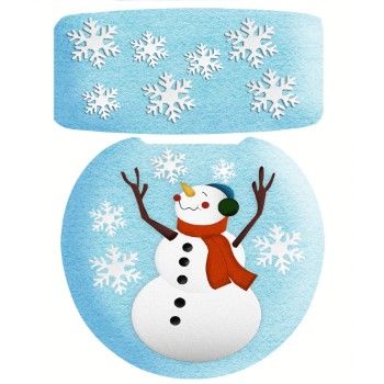 Molde n-685 juego de baño muñeco de nieve feliz-MO2322