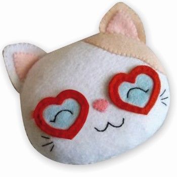 Molde 14f-1956 cojin gatito amor                            -MO3099