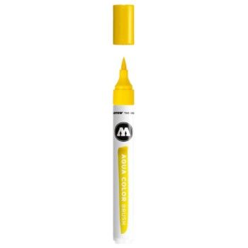 #727201 marcador aqua color brush primary yellow-MT0002