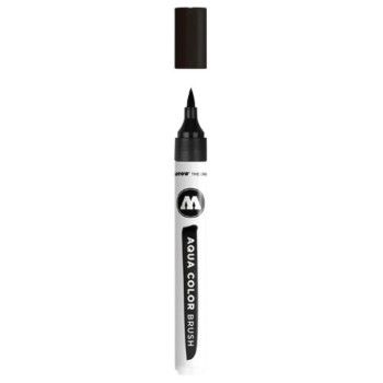 #727222 marcador aqua color brush deep black-MT0013