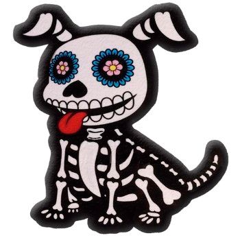 Molde w-1978 almohada perrito calavera-MW2125