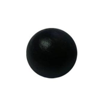 Nariz bola negro no.4 de 9 mm con 100 pzas-NA0009