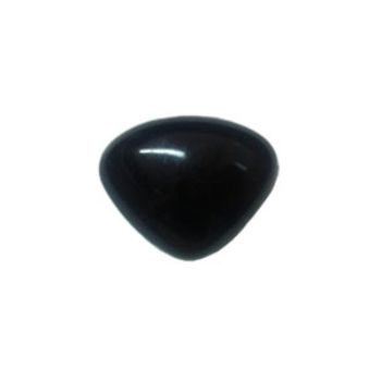 Nariz n-24 negro 12 mm triangular 10 pzas-NA0038