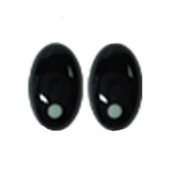 Ojo mica 091 negro  4.5 cm-OI0002